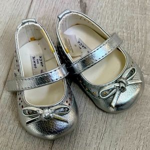 Janie and jack silver shoes